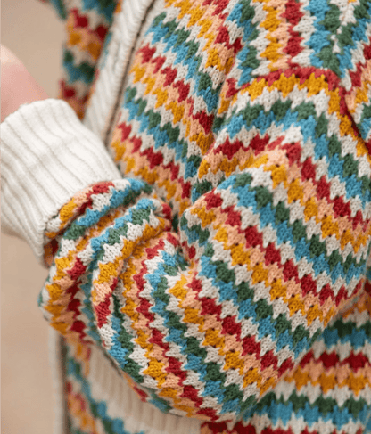 Little Green Radicals - Organic Cotton - Rainbow Cardigan - Nature's Wild Child