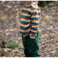 Little Green Radicals - Organic Cotton Rainbow - Soft Knit Sweater - (6 months - 7 years) - Nature's Wild Child