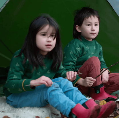 Little Green Radicals - Organic Cotton Secret Clover - Soft Knit Sweater - Nature's Wild Child