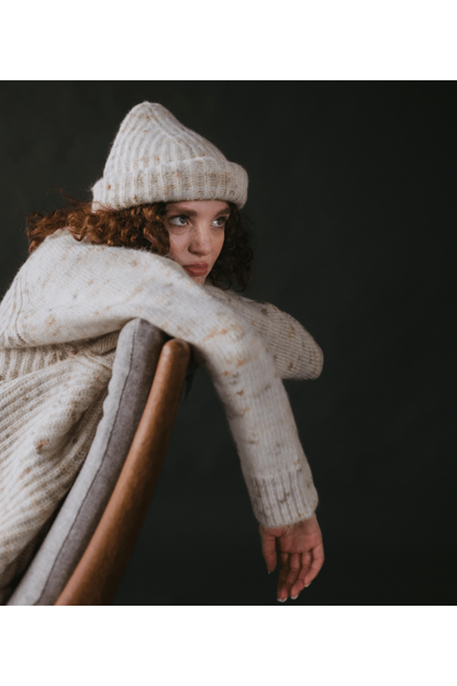 Mabli - Blewog Adult Sweater - Alpaca Merino and Organic Cotton Chunky Knit (2 colors) - Nature's Wild Child