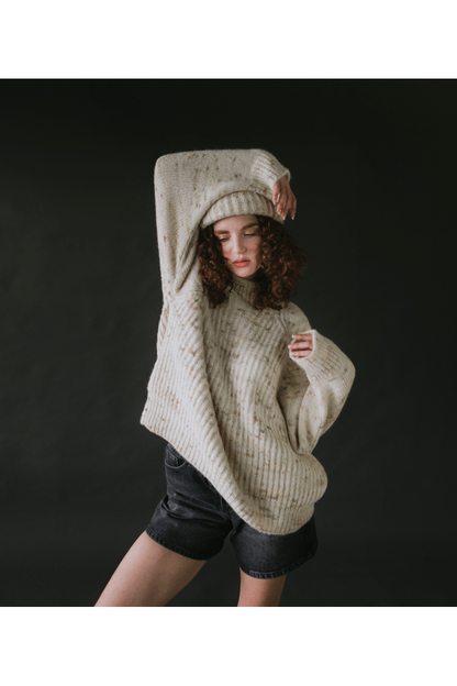 Mabli - Blewog Adult Sweater - Alpaca Merino and Organic Cotton Chunky Knit (2 colors) - Nature's Wild Child