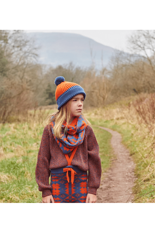 Mabli - Gwyllion Merino Beanie with Pom Pom - Kids - Nature's Wild Child