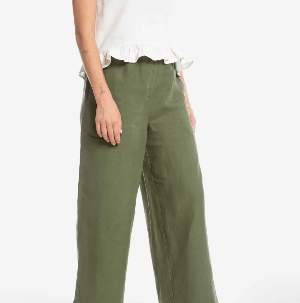 Matona - European Linen Culottes Summer Pants - Women's (2 Colors) - Nature's Wild Child