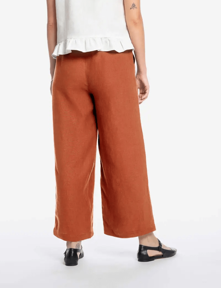Matona - European Linen Culottes Summer Pants - Women's (2 Colors) - Nature's Wild Child