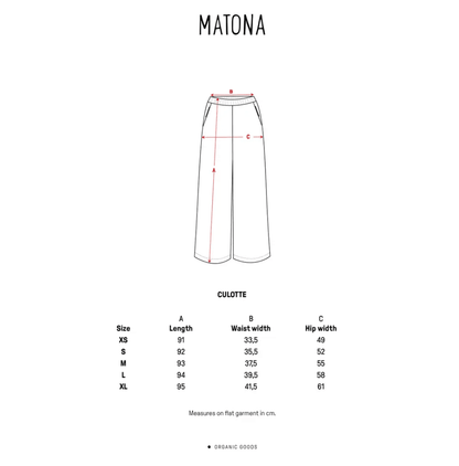 Matona - European Linen Culottes Summer Pants - Women's (2 Colors) - Nature's Wild Child