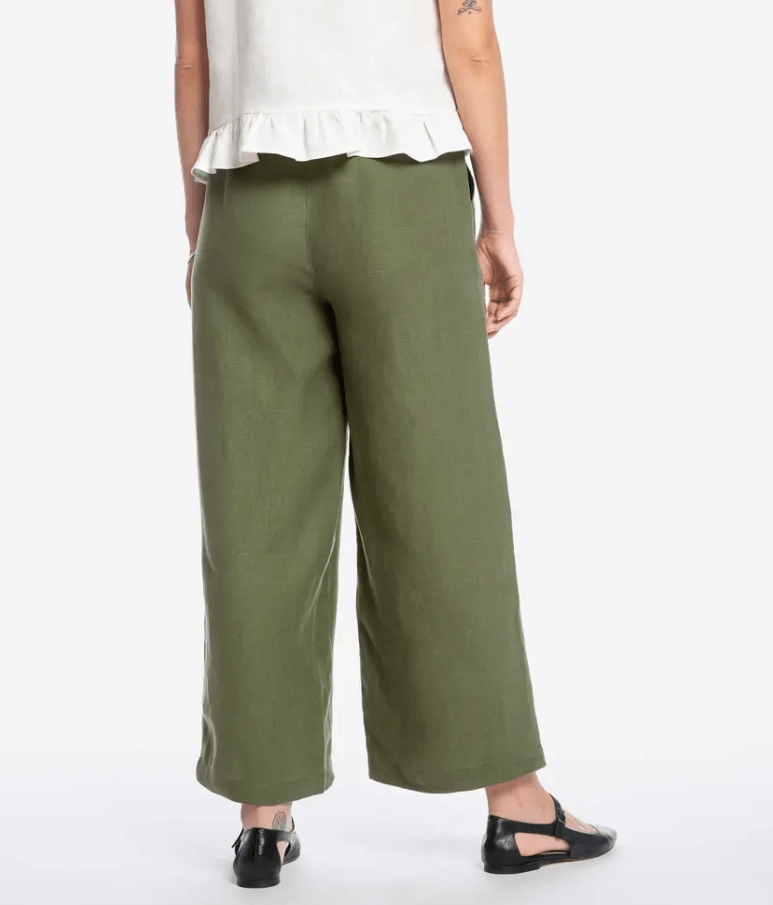 Matona - European Linen Culottes Summer Pants - Women's (2 Colors) - Nature's Wild Child