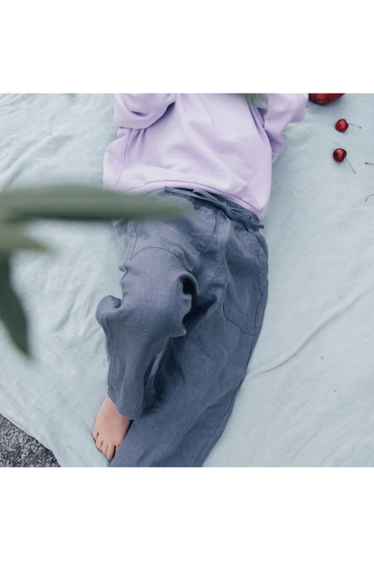 Matona - Kids Linen Garden Pants - Nature's Wild Child