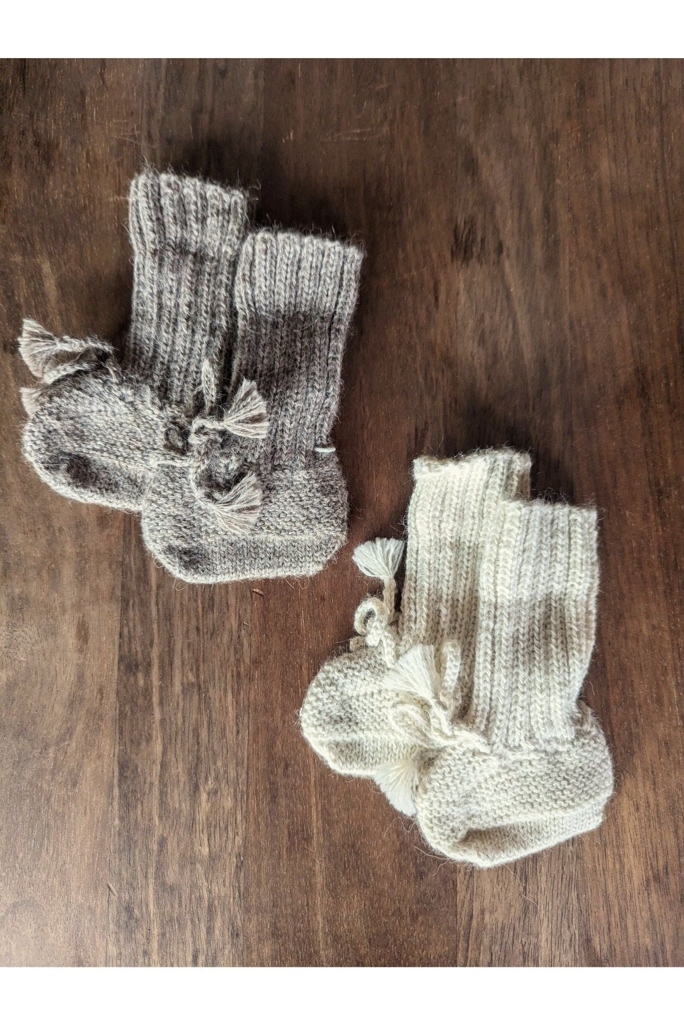 My Alpaca Copenhagen - Baby Alpaca Baby Booties - Nature's Wild Child