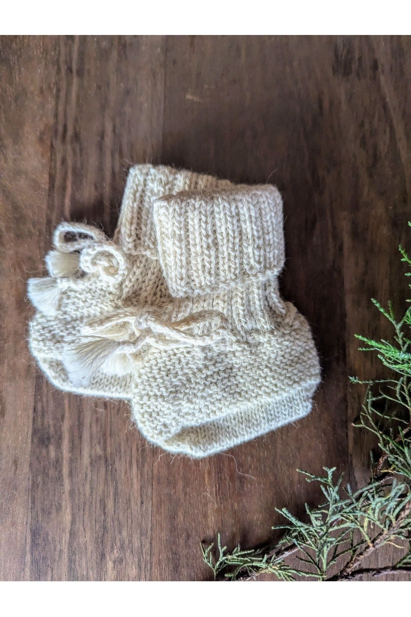 My Alpaca Copenhagen - Baby Alpaca Baby Booties - Nature's Wild Child