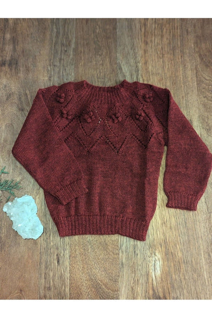 My Alpaca Copenhagen - Baby Alpaca Louisa Sweater - (12 months - 5 years) - Nature's Wild Child