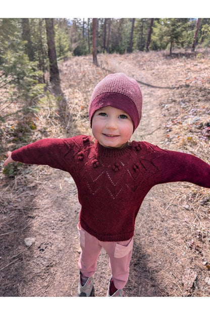 My Alpaca Copenhagen - Baby Alpaca Louisa Sweater - (12 months - 5 years) - Nature's Wild Child