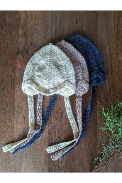 My Alpaca Copenhagen - Baby Alpaca Pilot Cap - Baby Bonnet - Nature's Wild Child