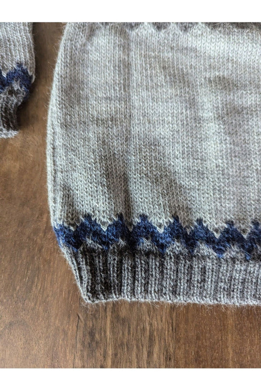 My Alpaca Copenhagen - Baby Alpaca Snowflake Sweater - Nature's Wild Child