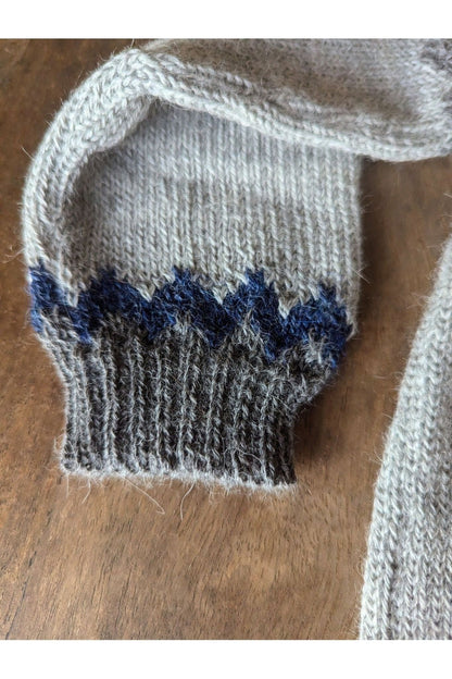 My Alpaca Copenhagen - Baby Alpaca Snowflake Sweater - Nature's Wild Child