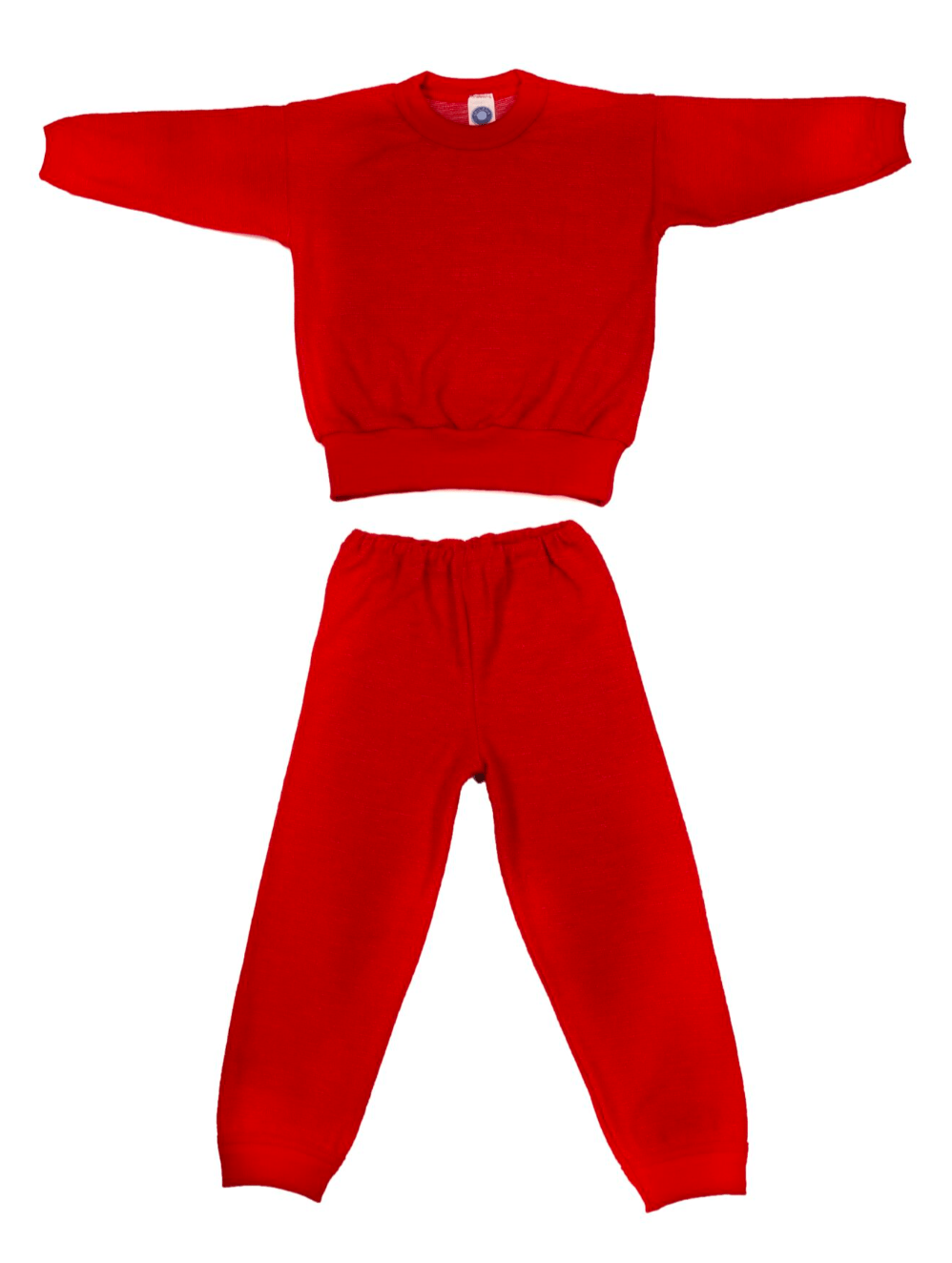 NEW Color! Cosilana - Organic Wool Wool Terry Pajamas (12 months - 12 years) - Nature's Wild Child