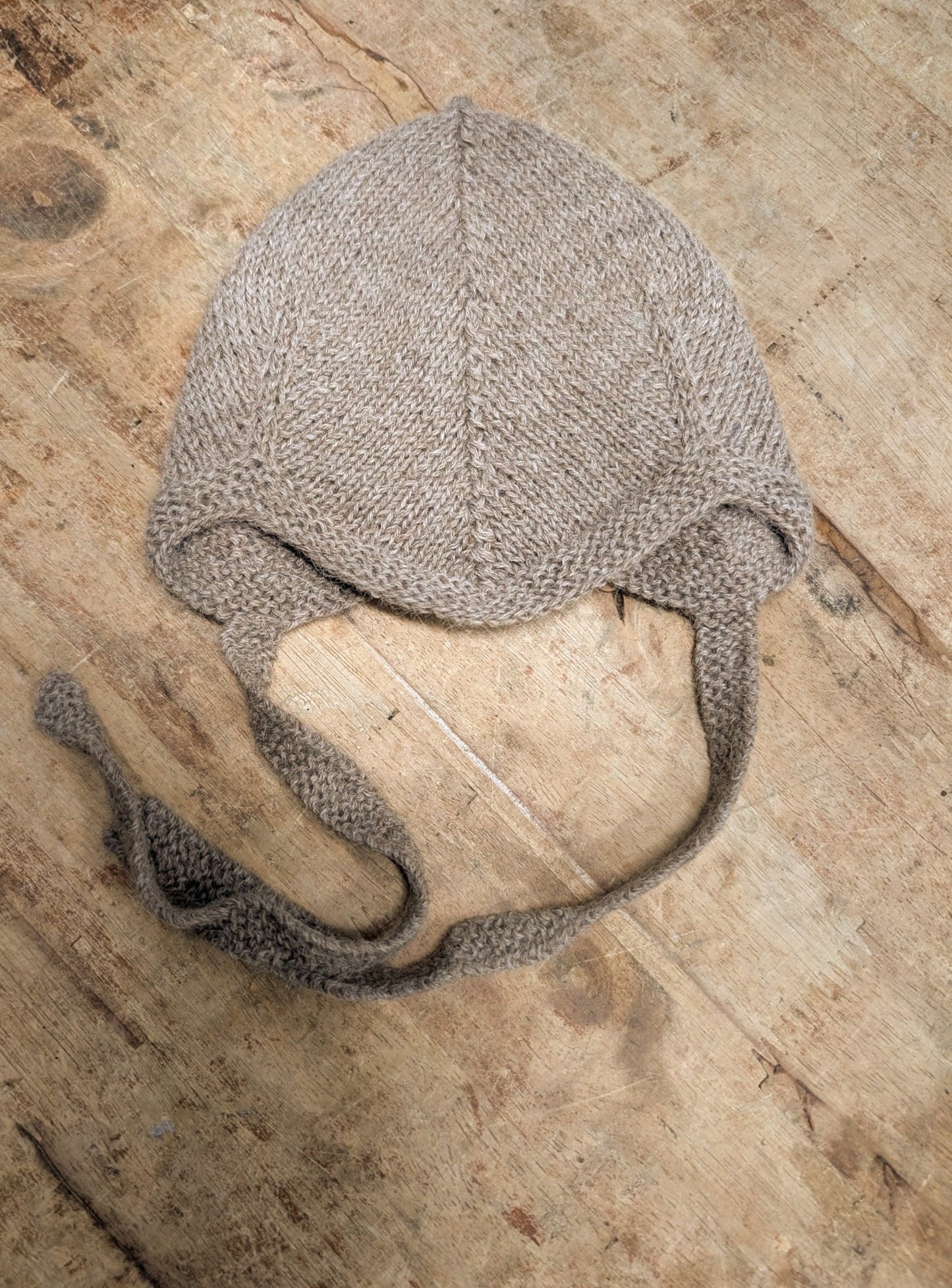 New Color! My Alpaca Copenhagen - Baby Alpaca Pilot Cap - Baby Bonnet - Nature's Wild Child