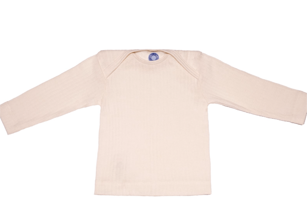 NEW Colors! Cosilana - Organic Wool Silk Cotton - Baby Long Sleeve Shirt (6mo - 3 years) - Nature's Wild Child