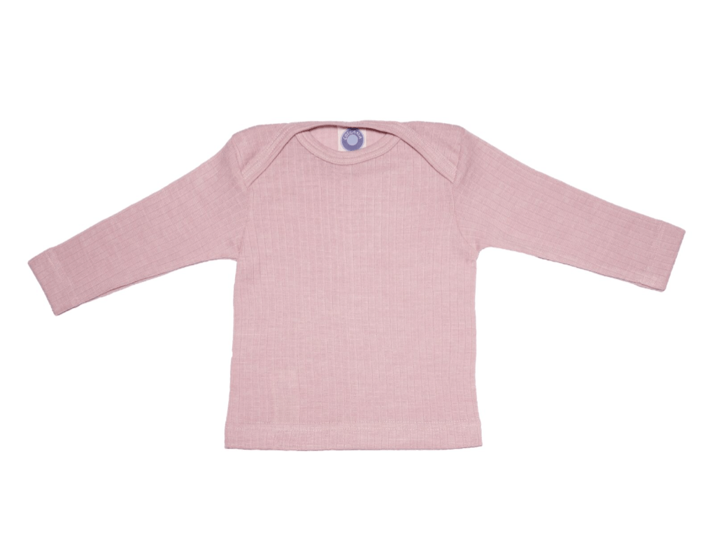 NEW Colors! Cosilana - Organic Wool Silk Cotton - Baby Long Sleeve Shirt (6mo - 3 years) - Nature's Wild Child