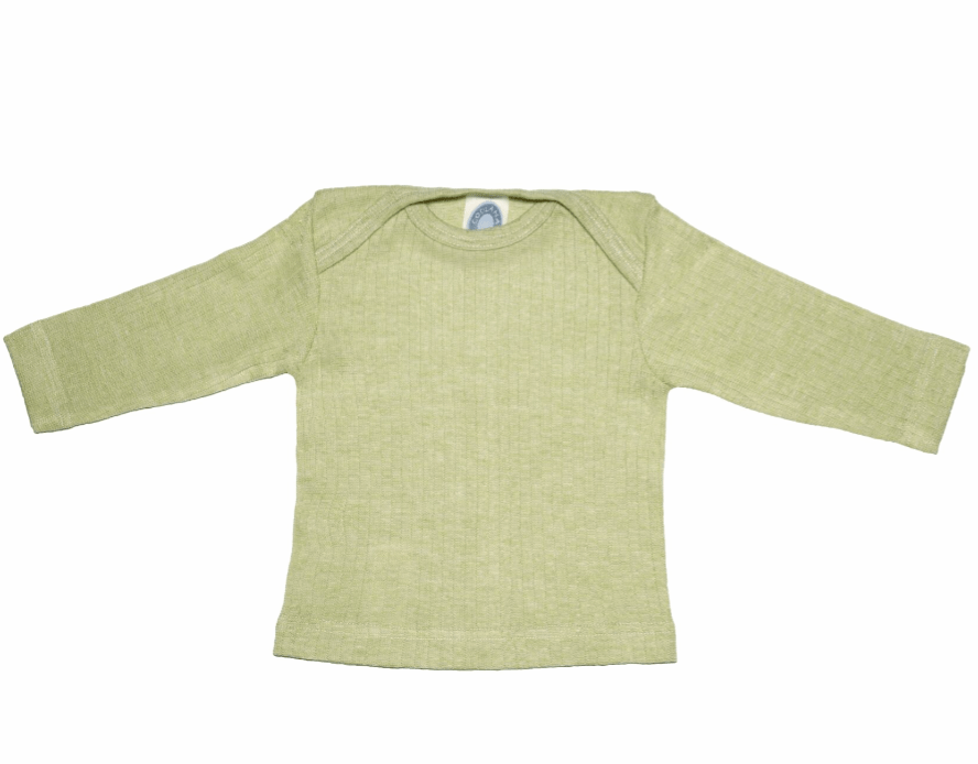 NEW Colors! Cosilana - Organic Wool Silk Cotton - Baby Long Sleeve Shirt (6mo - 3 years) - Nature's Wild Child