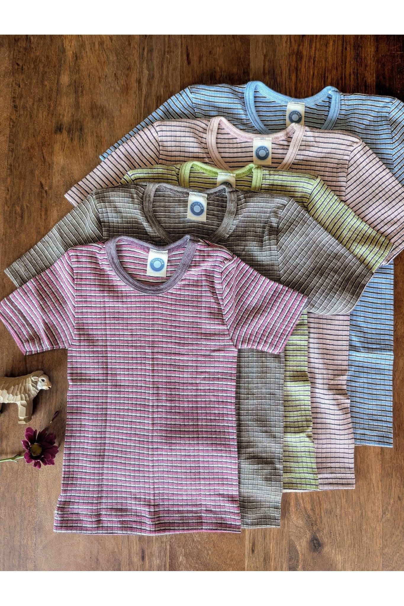 NEW Colors! Cosilana Organic Wool Silk Cotton Tee (12 mo - 8 years) - Nature's Wild Child