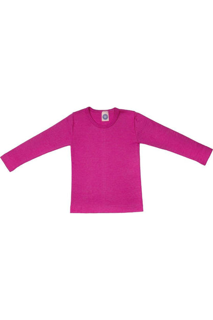 NEW Colors! Cosilana Organic Wool Silk - Kids Long Sleeve Top (12 months - 10 years) - Nature's Wild Child