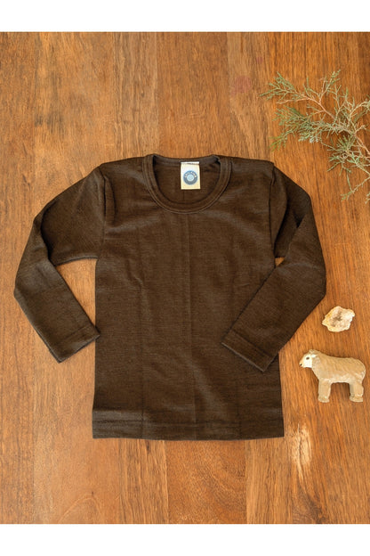NEW Colors! Cosilana Organic Wool Silk - Kids Long Sleeve Top (12 months - 10 years) - Nature's Wild Child