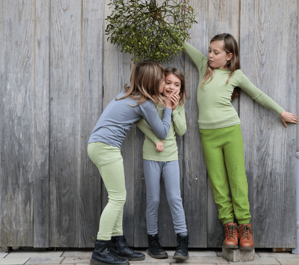 NEW Colors! Cosilana - Organic Wool Wool Terry Pajamas (12 months - 12 years) - Nature's Wild Child
