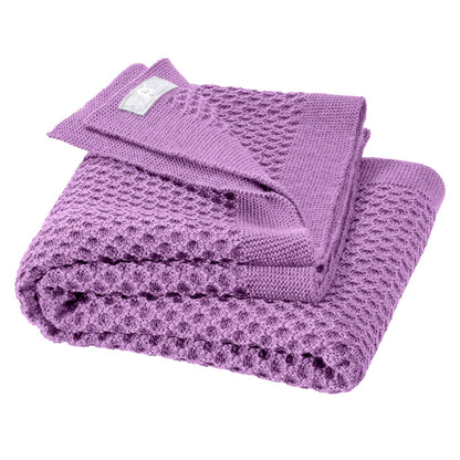 NEW Colors! Disana Honeycomb Blanket - Adult Size - 100% Organic Merino Wool - Nature's Wild Child