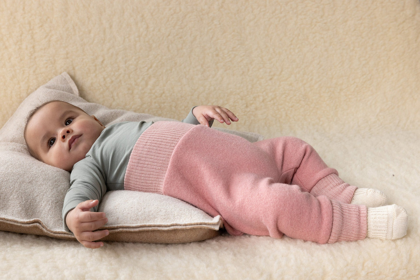 NEW Colors! Disana - Organic Boiled Merino Joggers (3 months - 3 years) - Nature's Wild Child