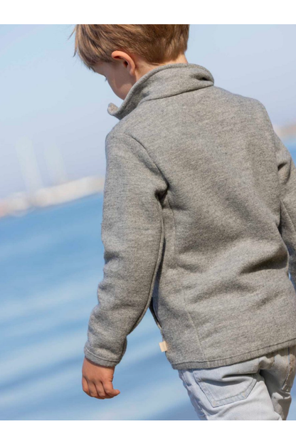 NEW Colors! Disana - Organic Boiled Wool Lightweight - Zipper Jacket - Nature's Wild Child