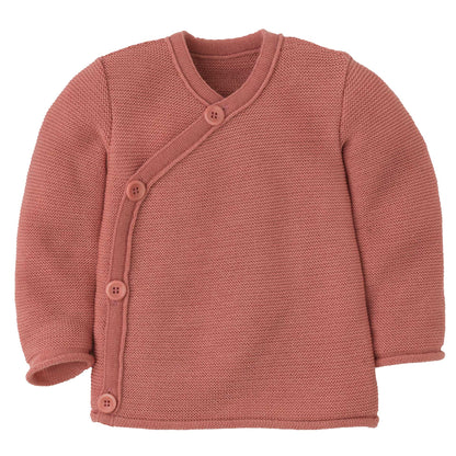 NEW Colors! Disana - Organic Merino Button - Up Baby Sweater - Nature's Wild Child