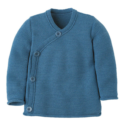 NEW Colors! Disana - Organic Merino Button - Up Baby Sweater - Nature's Wild Child