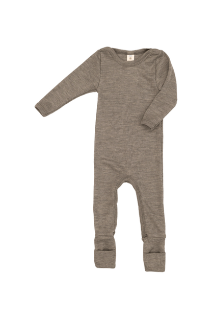NEW Colors! Engel - Organic Merino Wool Silk Baby Pajama - Nature's Wild Child