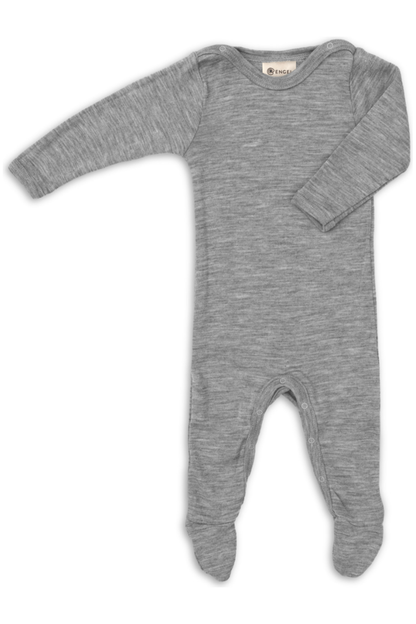 NEW Colors! Engel - Organic Merino Wool Silk Baby Pajama - Nature's Wild Child