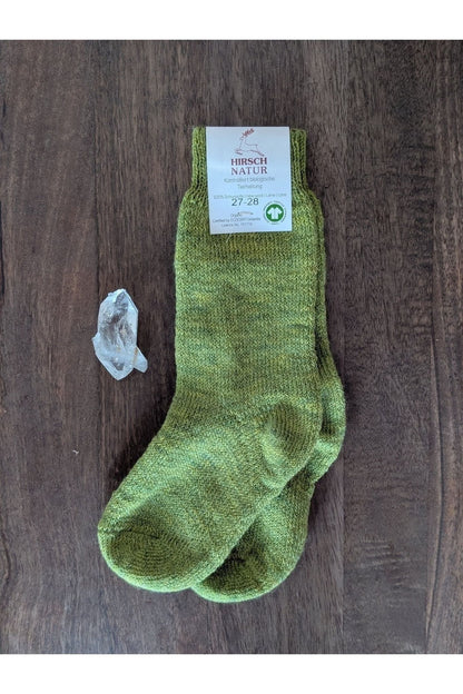 New Colors! Hirsch Natur - Organic Wool Terry Socks - Baby & Kids - Nature's Wild Child