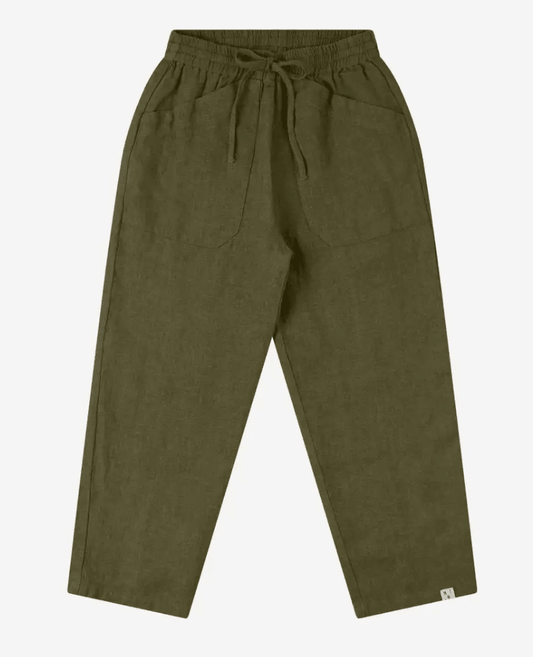 NEW Colors! Matona - Kids Linen Garden Pants - Nature's Wild Child