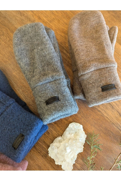 NEW Colors - Pure Pure - Organic Wool Fleece Mittens for Kids (9 colors) - Nature's Wild Child