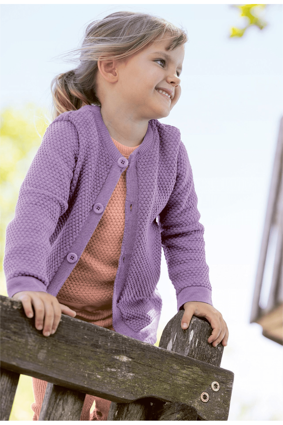 NEW! Disana Honeycomb Cardigan - Organic Merino Wool - Nature's Wild Child