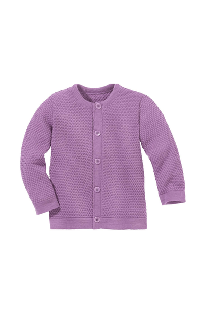 NEW! Disana Honeycomb Cardigan - Organic Merino Wool - Nature's Wild Child