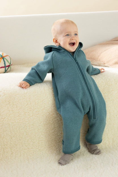 NEW! Disana Organic Boiled Wool Bunting - With Zipper & Pockets (0 - 6 Years) - Nature's Wild Child