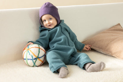 NEW! Disana Organic Boiled Wool Bunting - With Zipper & Pockets (0 - 6 Years) - Nature's Wild Child