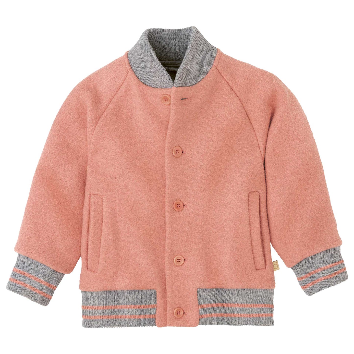NEW! Disana Organic Boiled Wool - Kids College Bomber Jacket - Nature's Wild Child