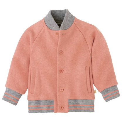 NEW! Disana Organic Boiled Wool - Kids College Bomber Jacket - Nature's Wild Child