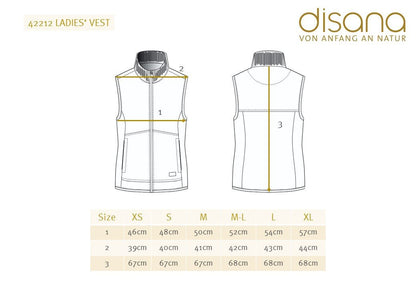NEW! Disana Organic Boiled Wool - Women's Vest - Nature's Wild Child