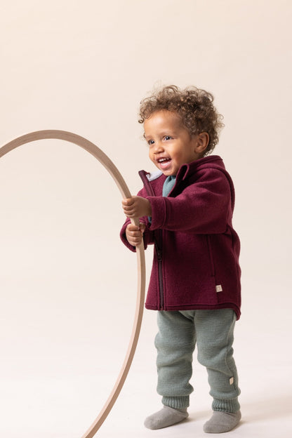 NEW! Disana Organic Boiled Wool - Zipper Jacket - Nature's Wild Child