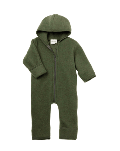 NEW! Engel - Organic Merino Wool Fleece Zip Bunting - Nature's Wild Child