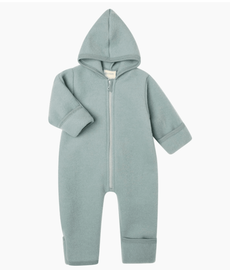 NEW! Engel - Organic Merino Wool Fleece Zip Bunting - Nature's Wild Child