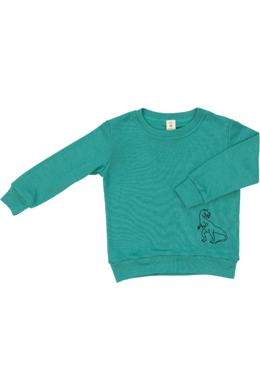 NEW! Engel - Organic Merino Wool Silk - Kids Pajamas - Dinosaur (1 - 8 years) - Nature's Wild Child