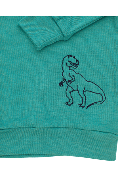 NEW! Engel - Organic Merino Wool Silk - Kids Pajamas - Dinosaur (1 - 8 years) - Nature's Wild Child
