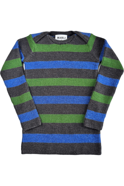 NEW! Mabli - Merino Long Sleeve Baby and Kids Knit Top - Nature's Wild Child